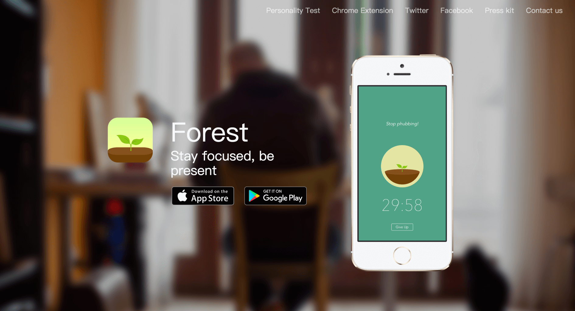 Forest homepage